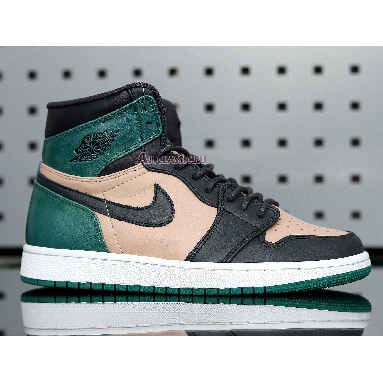 Air Jordan 1 High Premium Mystic Green AH7389-203 Bio Beige/Anthracite-Mystic Green Sneakers