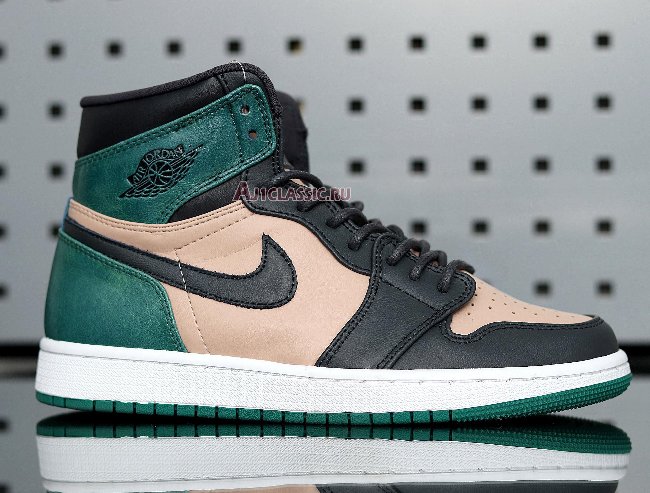 New Air Jordan 1 High Premium "Mystic Green" AH7389-203 Shoes