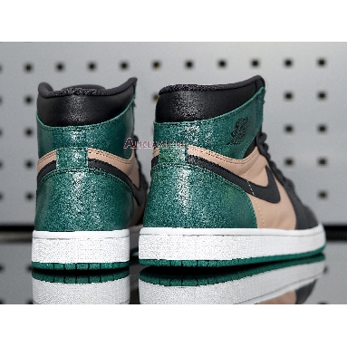 Air Jordan 1 High Premium Mystic Green AH7389-203 Bio Beige/Anthracite-Mystic Green Sneakers