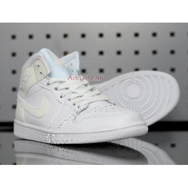 Air Jordan 1 Mid White Ivory BQ6472-112 White/White/White Sneakers