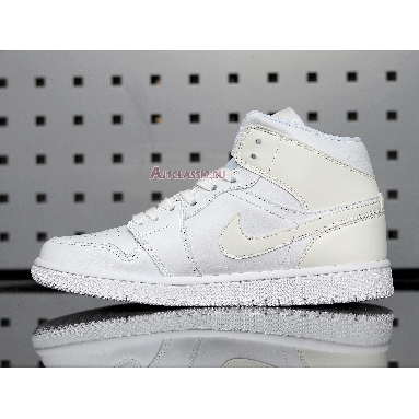 Air Jordan 1 Mid White Ivory BQ6472-112 White/White/White Sneakers