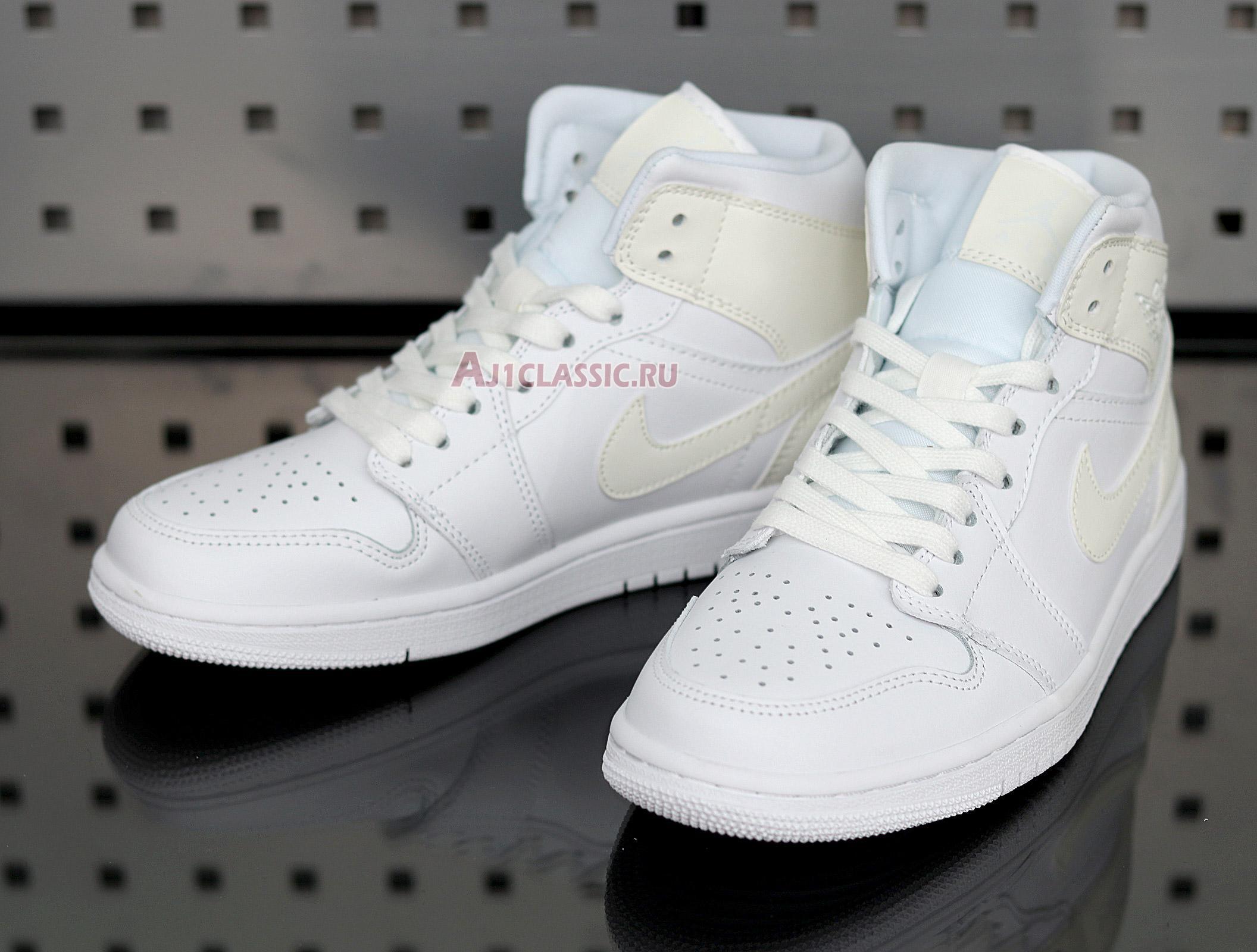 Air Jordan 1 Mid "White Ivory" BQ6472-112