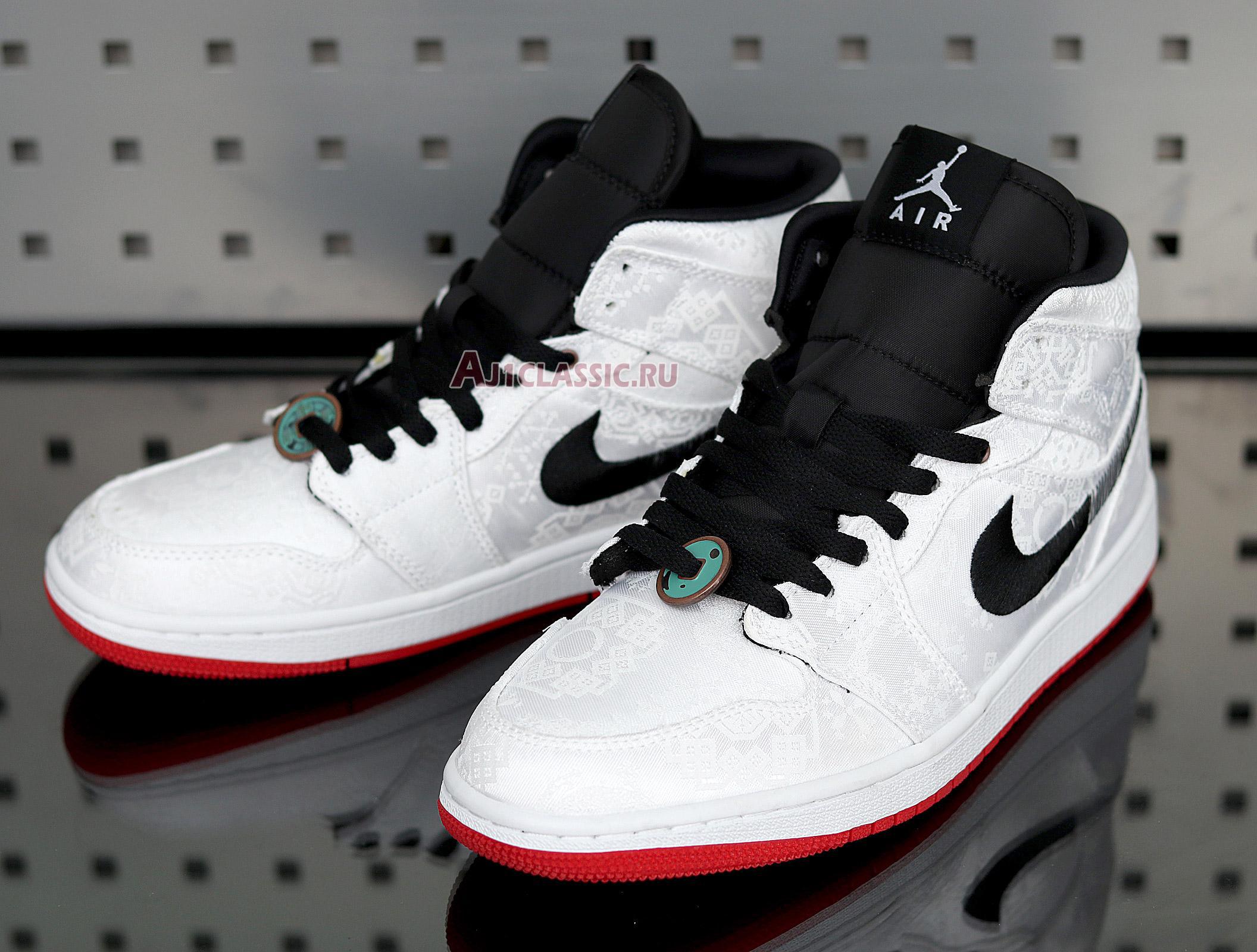 New CLOT x Air Jordan 1 Mid "Fearless" CU2804-100 Shoes