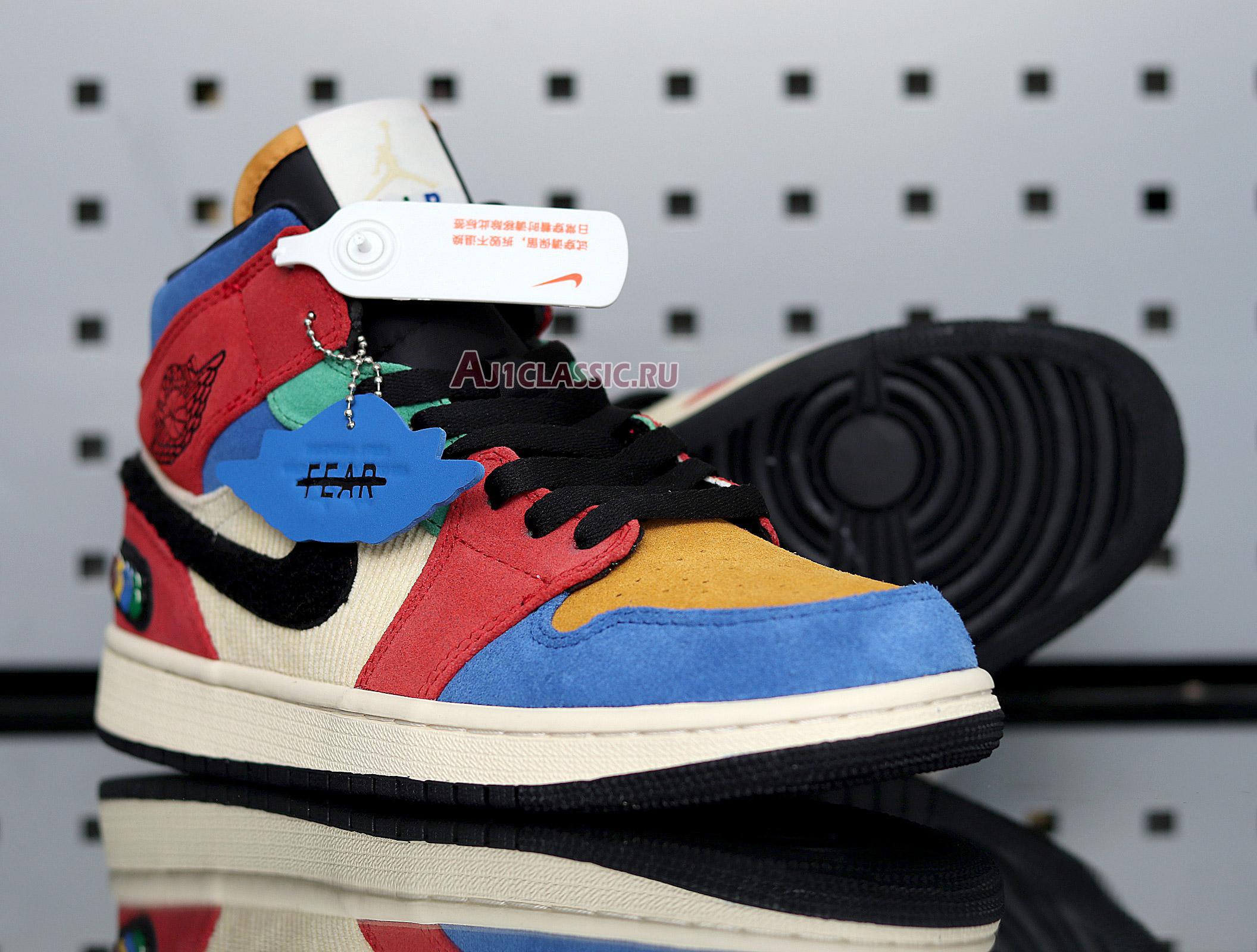 Blue The Great x Air Jordan 1 Mid "Fearless" CU2805-100