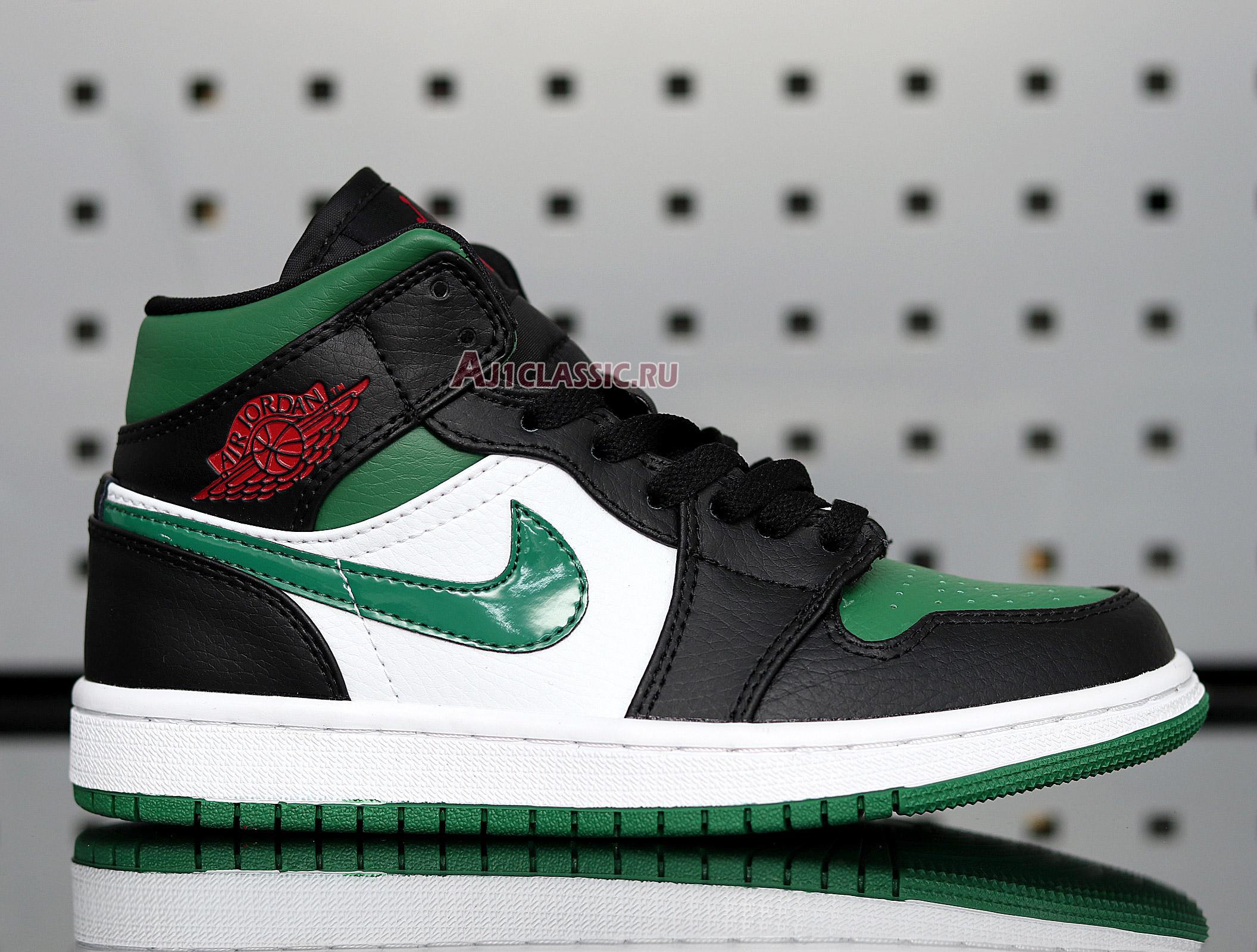 New Air Jordan 1 Mid "Pine Green" 554724-067 Shoes