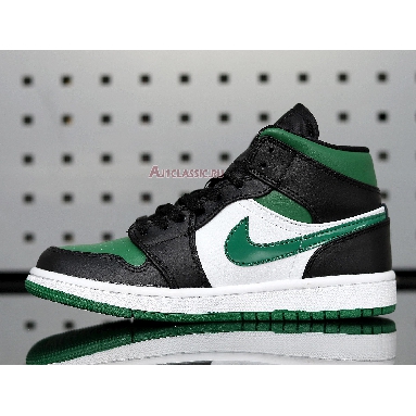 Air Jordan 1 Mid Pine Green 554724-067 Pine Green/White-Black-University Red Mens Womens Shoes