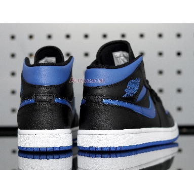 Air Jordan 1 Mid Black Hyper Royal 554724-068 Royal Blue/White/Black Sneakers