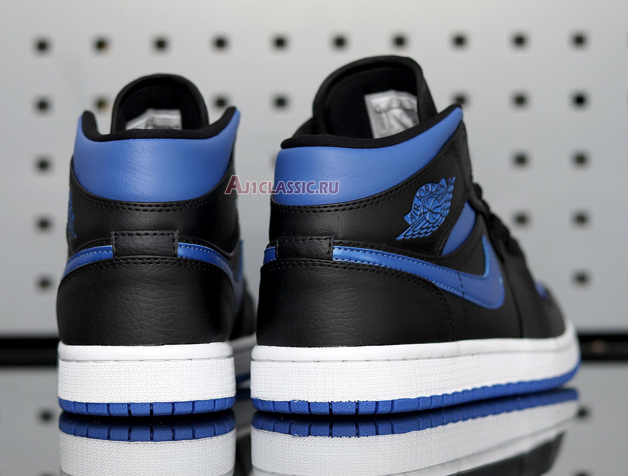 Air Jordan 1 Mid "Black Hyper Royal" 554724-068