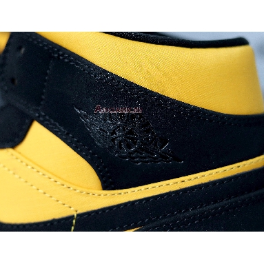 Air Jordan 1 Mid Black Gold CD6759-007 Black/Black-University Gold-White Mens Womens Shoes