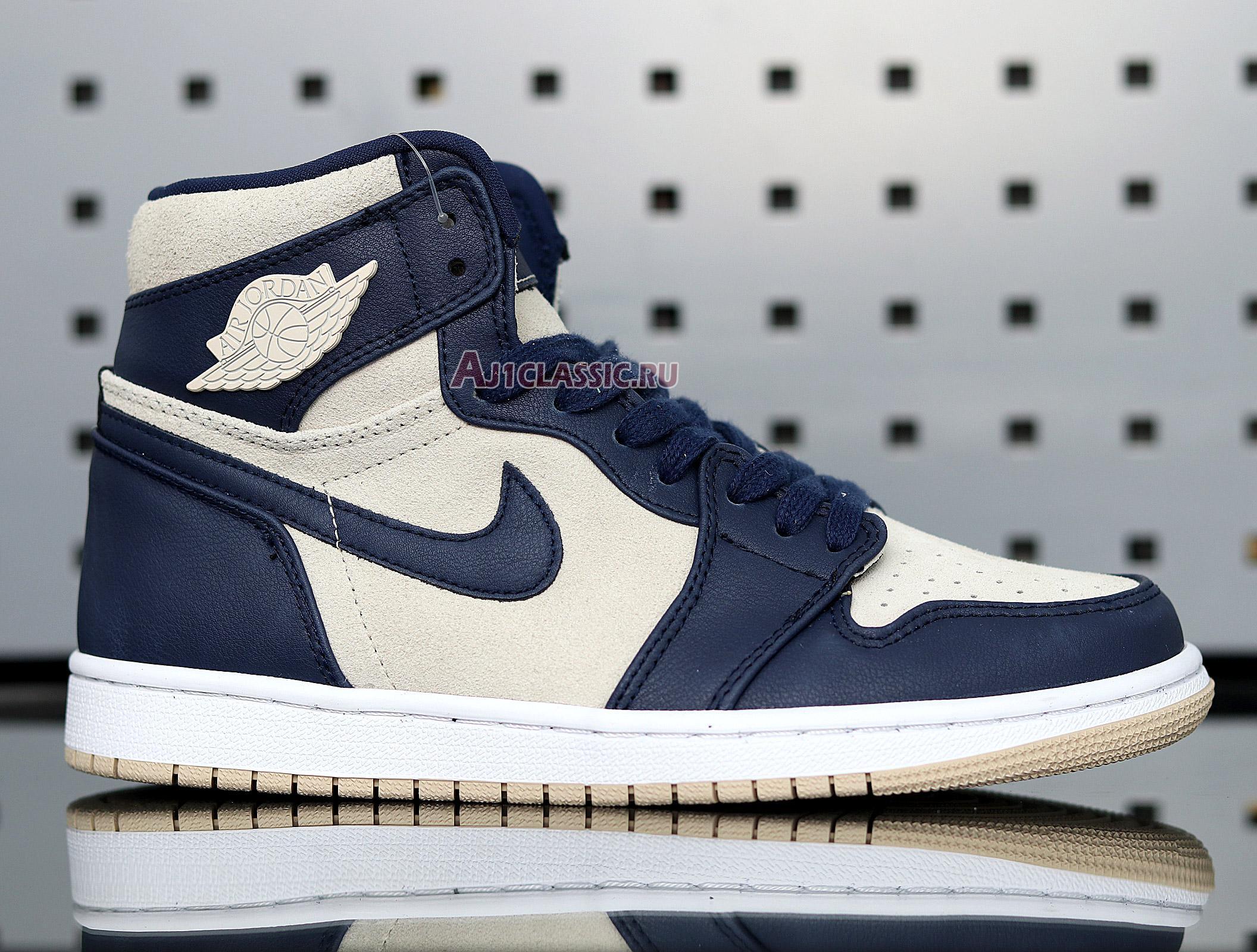 New Air Jordan 1 High "Navy Cream" AQ9131-401 Shoes