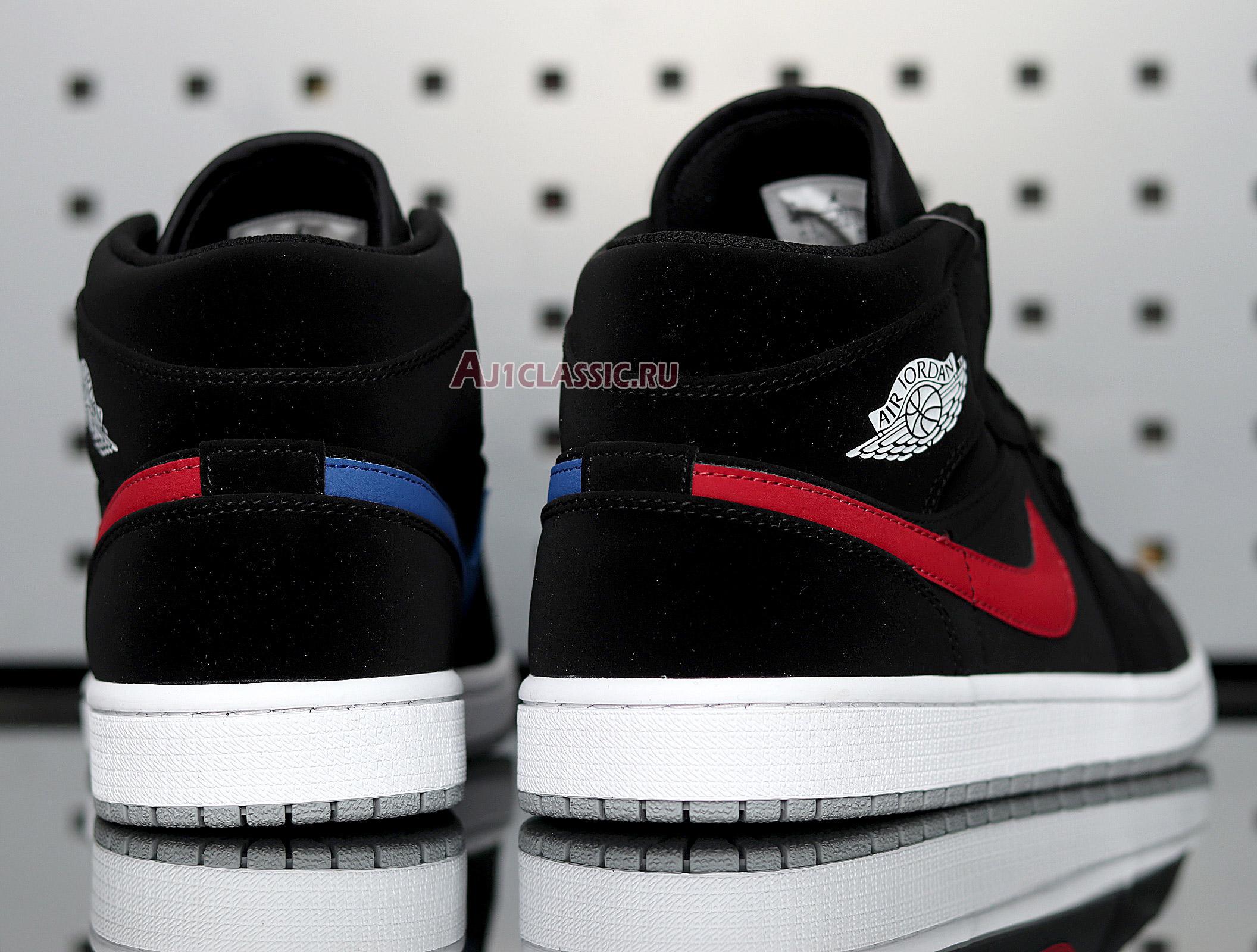 Air Jordan 1 Retro Mid "Black University Red" 554725-065