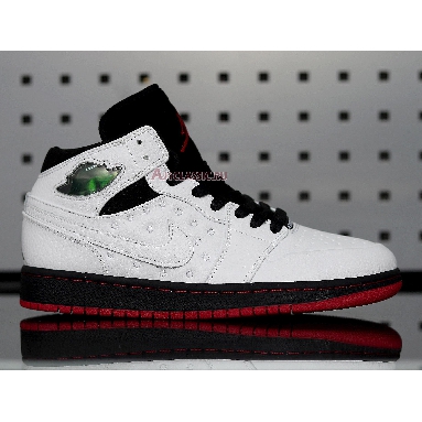 Air Jordan 1 Retro 97 He Got Game 555069-101 White/Black-Gym Red Mens Womens Shoes