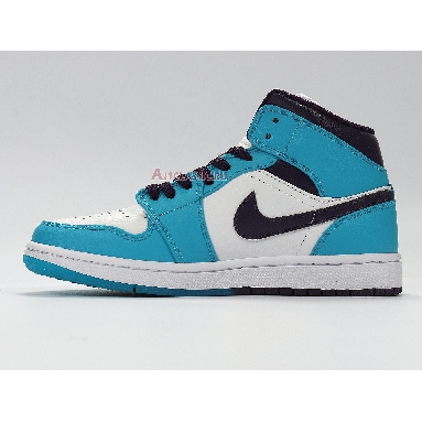 Air Jordan 1 Mid Hornets 554724-415 Sky Blue/White-Black Sneakers