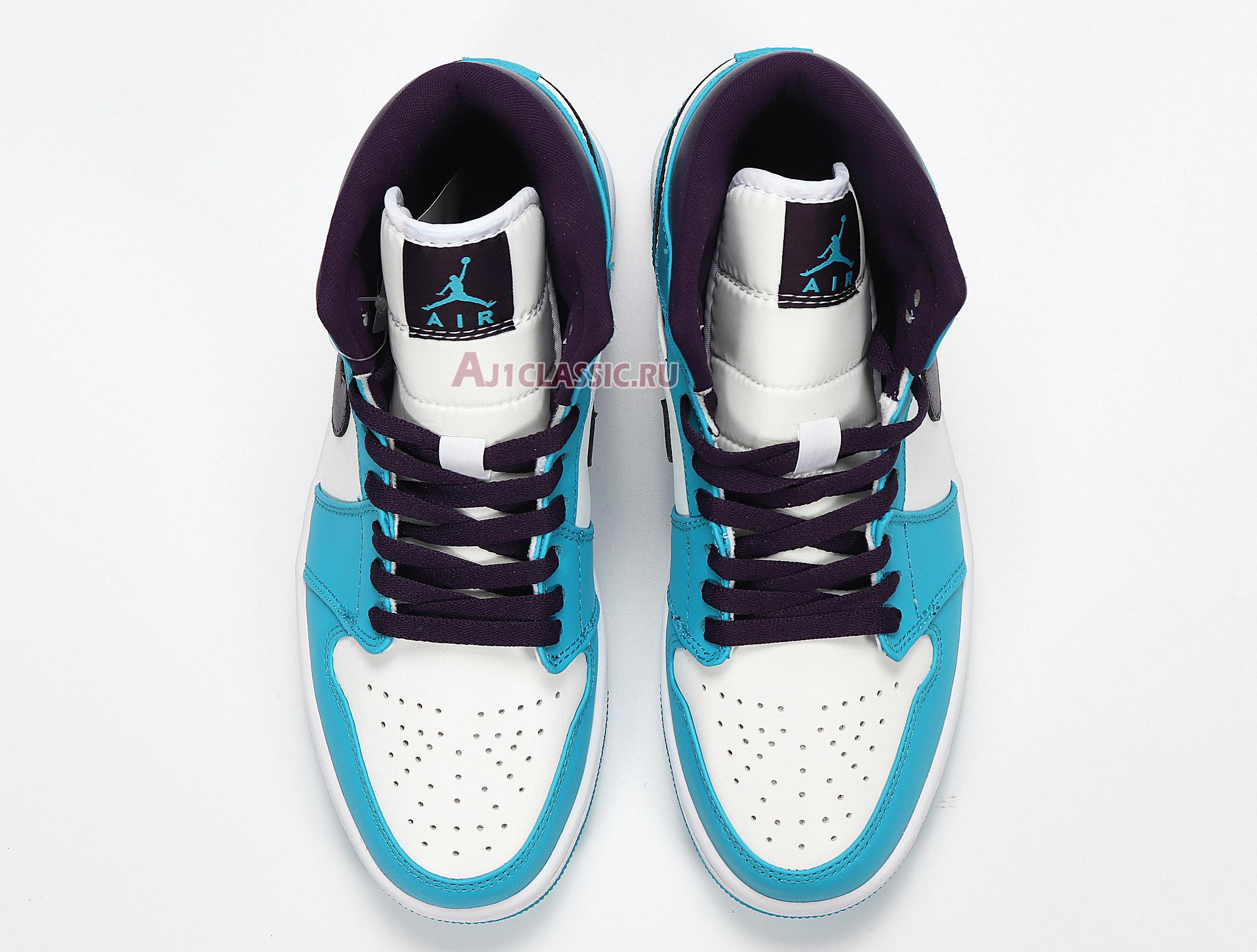 Air Jordan 1 Mid "Hornets" 554724-415