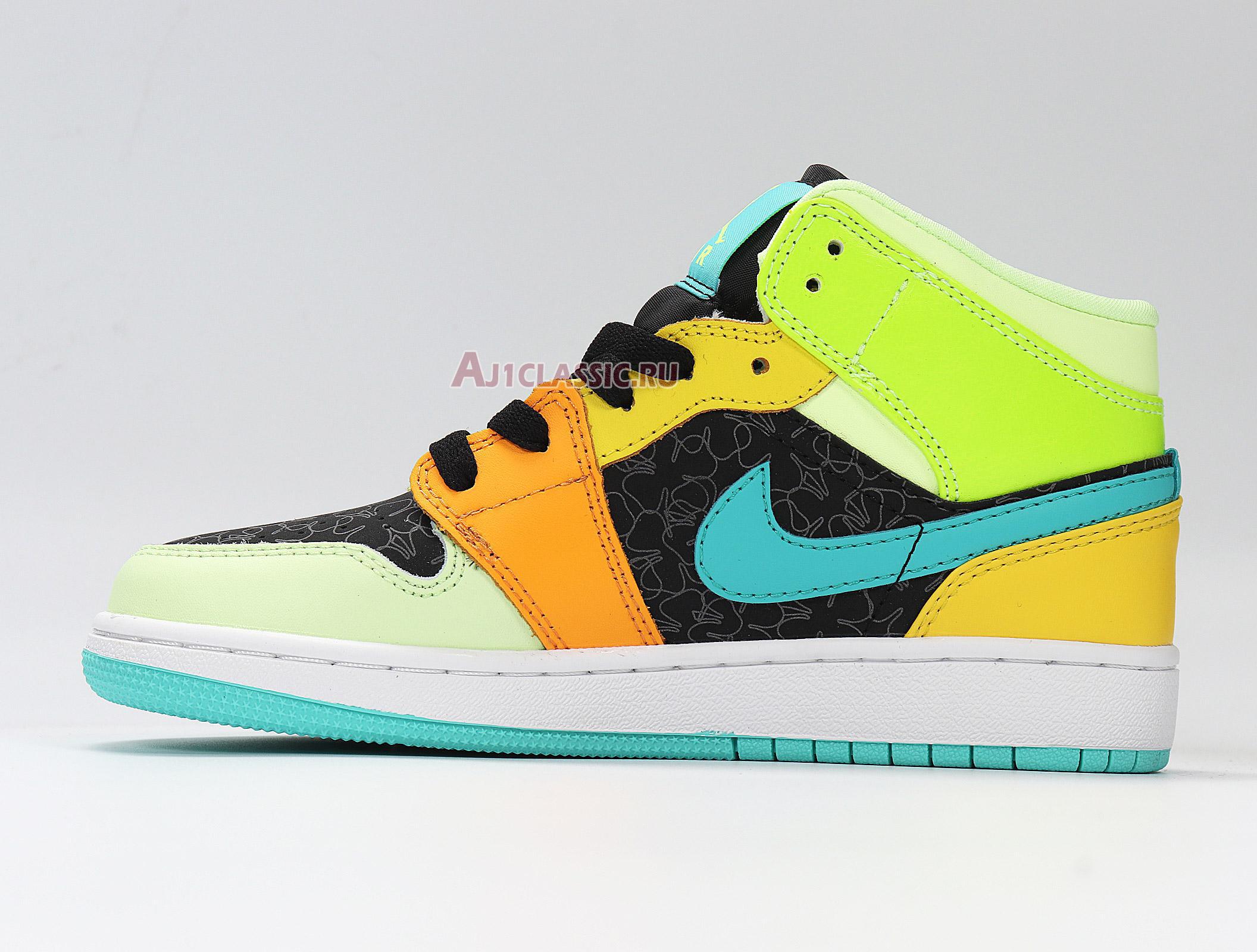 Air Jordan 1 Mid SE GS "Clover" BQ6931-037