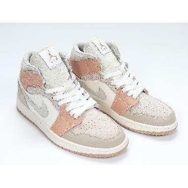 Air Jordan 1 Mid Milan CV3044-100 Sail/Light Bone/String/Shimmer Sneakers