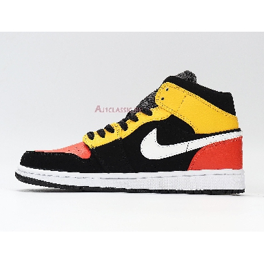 Air Jordan 1 Mid SE Amarillo 852542-087 Black/Amarillo/White/Team Orange Sneakers