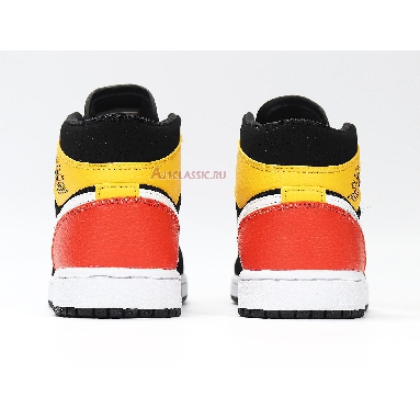 Air Jordan 1 Mid SE Amarillo 852542-087 Black/Amarillo/White/Team Orange Sneakers