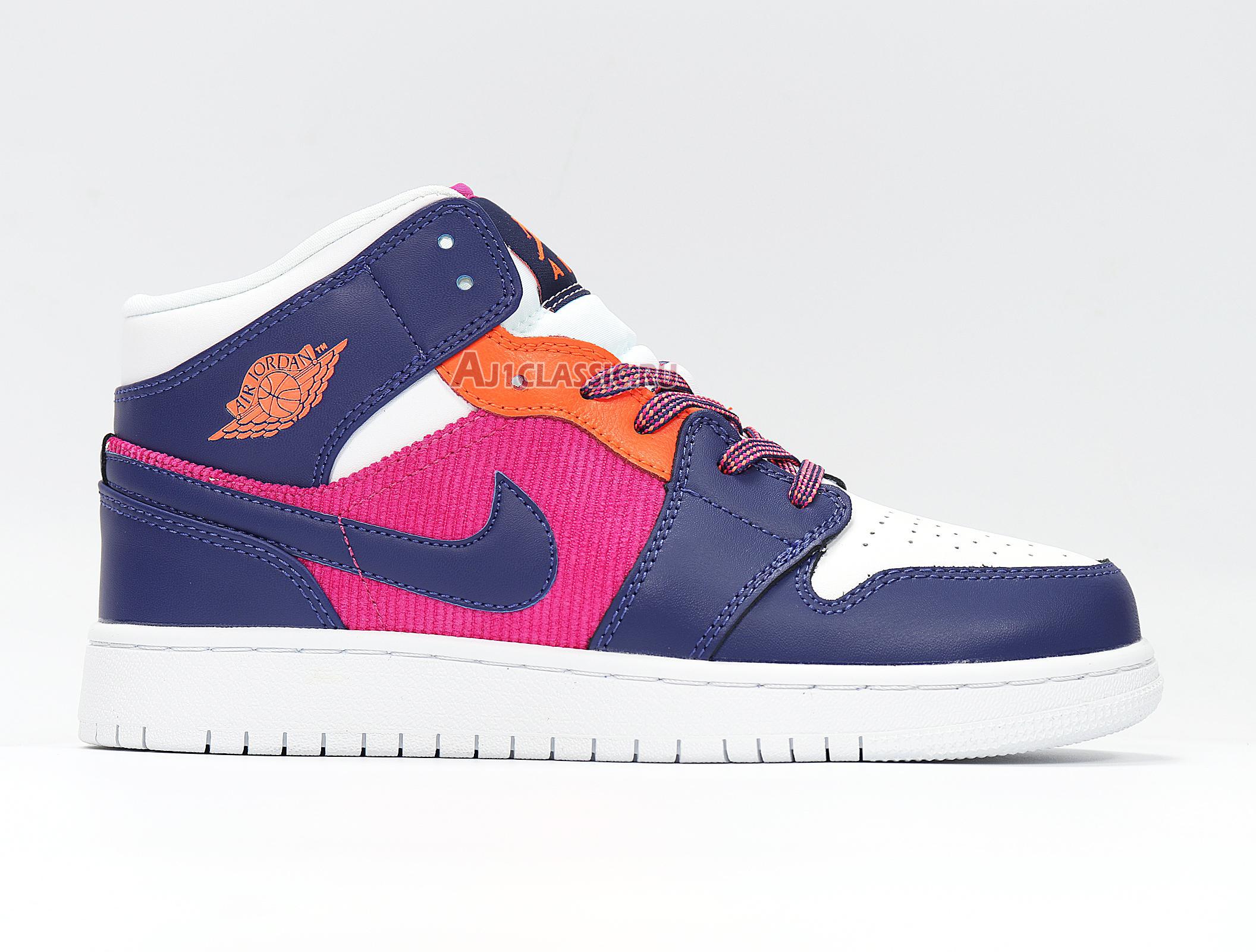 Air Jordan 1 Mid "Fire Pink" 555112-602