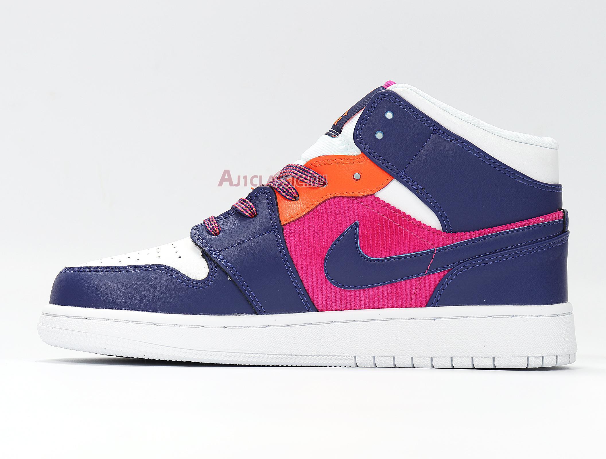 Air Jordan 1 Mid "Fire Pink" 555112-602