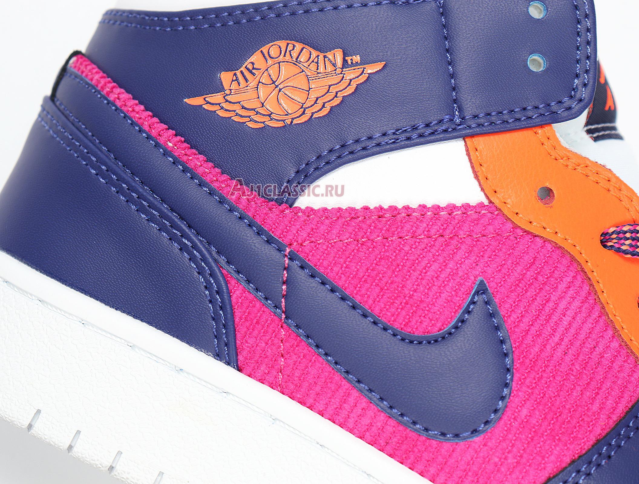 Air Jordan 1 Mid "Fire Pink" 555112-602