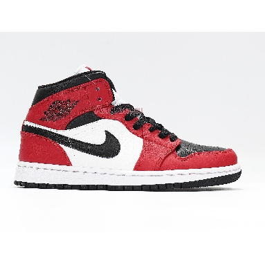 Air Jordan 1 Mid Chicago Black Toe 554724-069 Black/Gym Red/White Sneakers