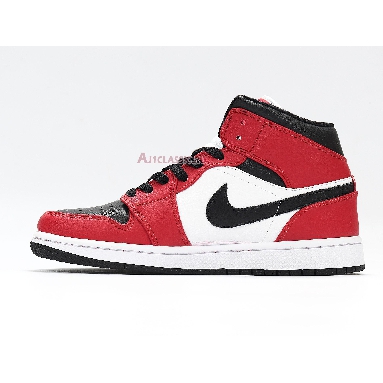 Air Jordan 1 Mid Chicago Black Toe 554724-069 Black/Gym Red/White Sneakers