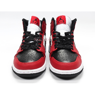 Air Jordan 1 Mid Chicago Black Toe 554724-069 Black/Gym Red/White Mens Womens Shoes