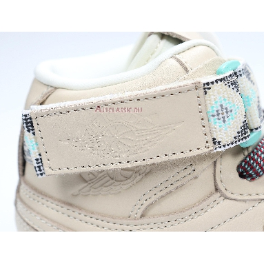 Air Jordan 1 Retro Hi Strap N7 AR4410-207 Light Cream/Gum Yellow-Emerald Rise-Light Cream Sneakers