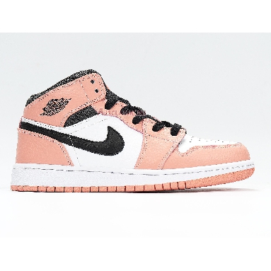 Air Jordan 1 Mid Pink Quartz 555112-603 Pink Quartz/Dark Smoke Grey/White Mens Womens Shoes