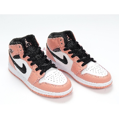 Air Jordan 1 Mid Pink Quartz 555112-603 Pink Quartz/Dark Smoke Grey/White Mens Womens Shoes