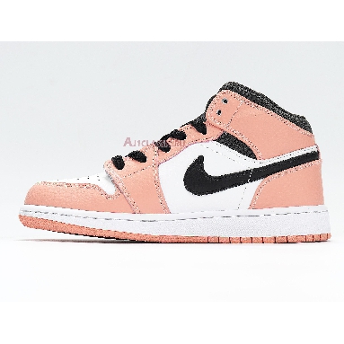 Air Jordan 1 Mid Pink Quartz 555112-603 Pink Quartz/Dark Smoke Grey/White Mens Womens Shoes