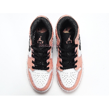 Air Jordan 1 Mid Pink Quartz 555112-603 Pink Quartz/Dark Smoke Grey/White Mens Womens Shoes