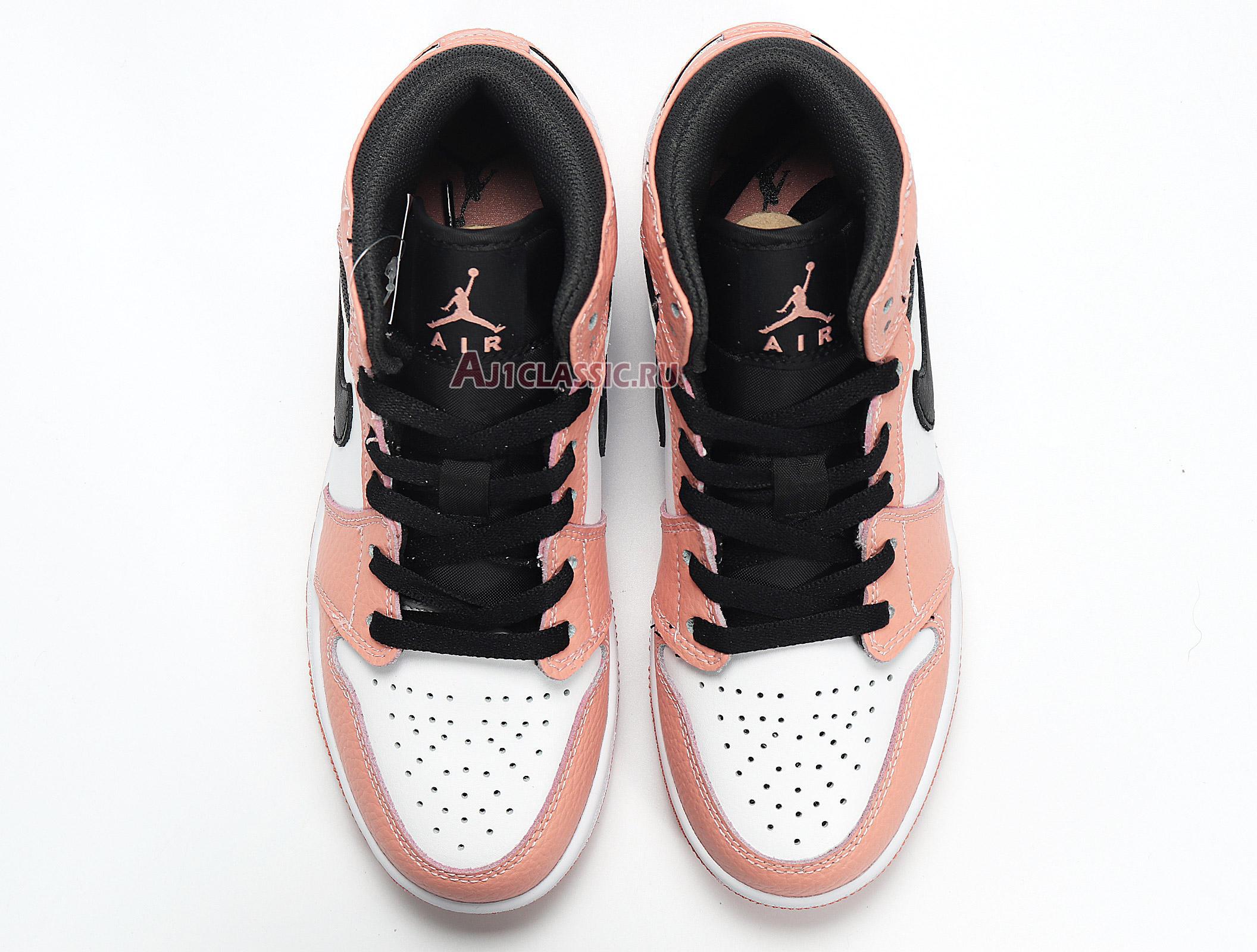 New Air Jordan 1 Mid "Pink Quartz" 555112-603 Shoes