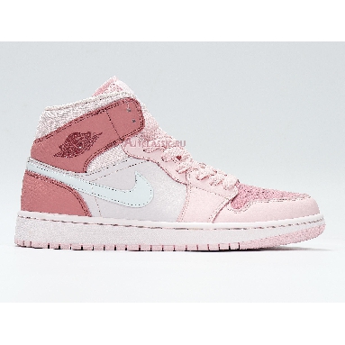 Air Jordan 1 Mid Digital Pink CW5379-600 Digital Pink/White/Pink Foam/Sail Mens Womens Shoes