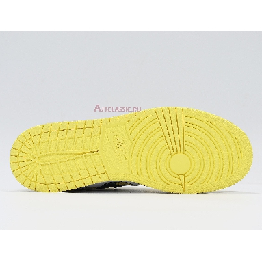 Air Jordan 1 Mid SE Rose Patch - Dynamic Yellow AV5174-700 Dynamic Yellow/Black/White Sneakers