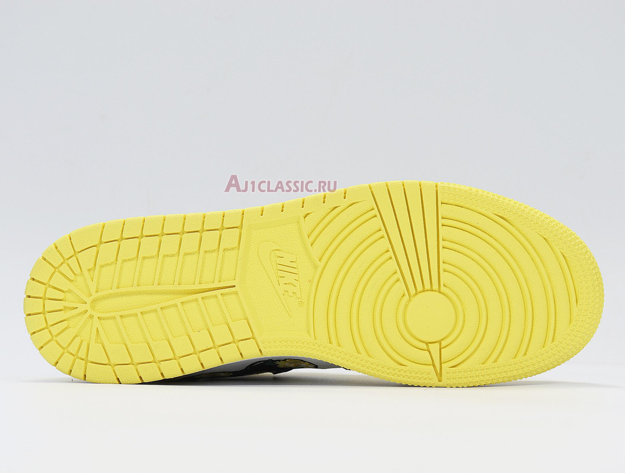 Air Jordan 1 Mid SE "Rose Patch - Dynamic Yellow" AV5174-700