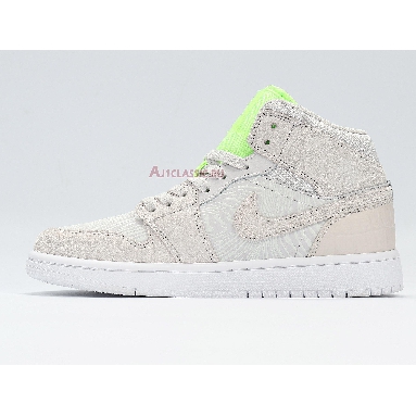 Air Jordan 1 Mid Ghost Green CV3018-001 Vast Grey/Ghost Green/White Sneakers