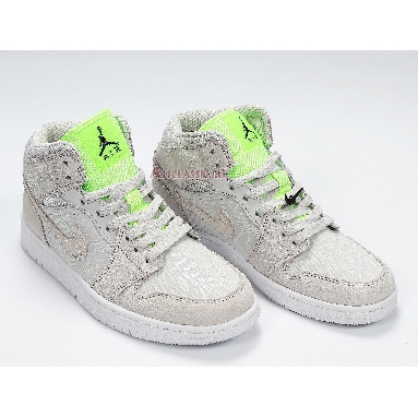 Air Jordan 1 Mid Ghost Green CV3018-001 Vast Grey/Ghost Green/White Sneakers