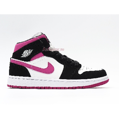 Air Jordan 1 Mid Cactus Flower BQ6472-005 Black/Cactus Flower/White Sneakers