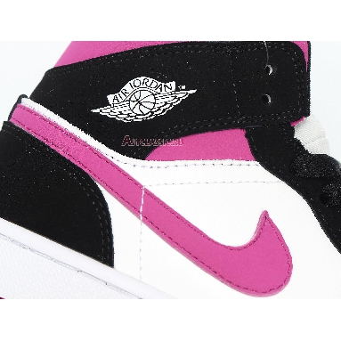 Air Jordan 1 Mid Cactus Flower BQ6472-005 Black/Cactus Flower/White Mens Womens Shoes