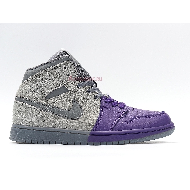 Sheila Rashid x Air Jordan 1 Mid UNITE CW5897-005 Purple/Grey Mens Womens Shoes