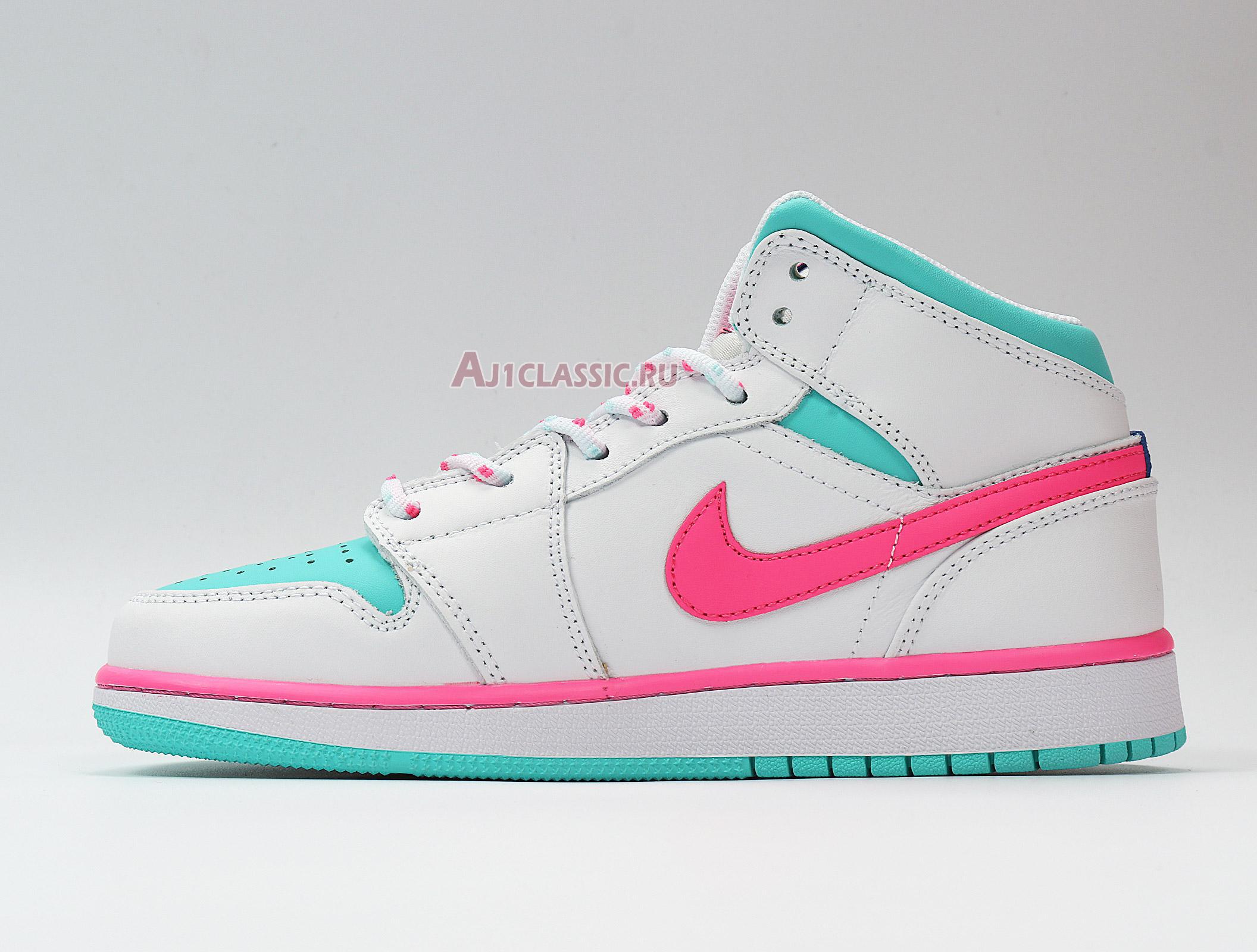 Air Jordan 1 Mid GS "Digital Pink" 555112-102