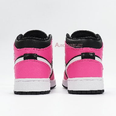 Air Jordan 1 Mid Pinksicle 555112-002 Black/White/Pinksicle Sneakers