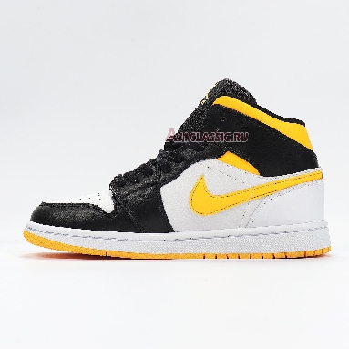 Air Jordan 1 Mid SE White Laser Orange CV5276-107 White/Laser Orange/Black Sneakers