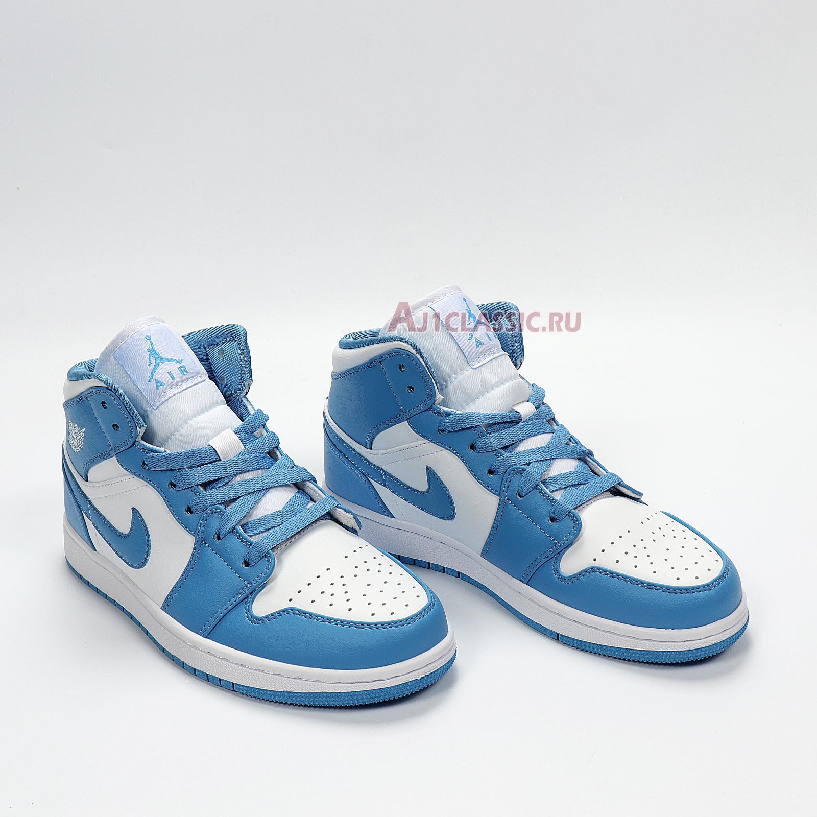 New Air Jordan 1 Mid "UNC" 554724-106 Shoes