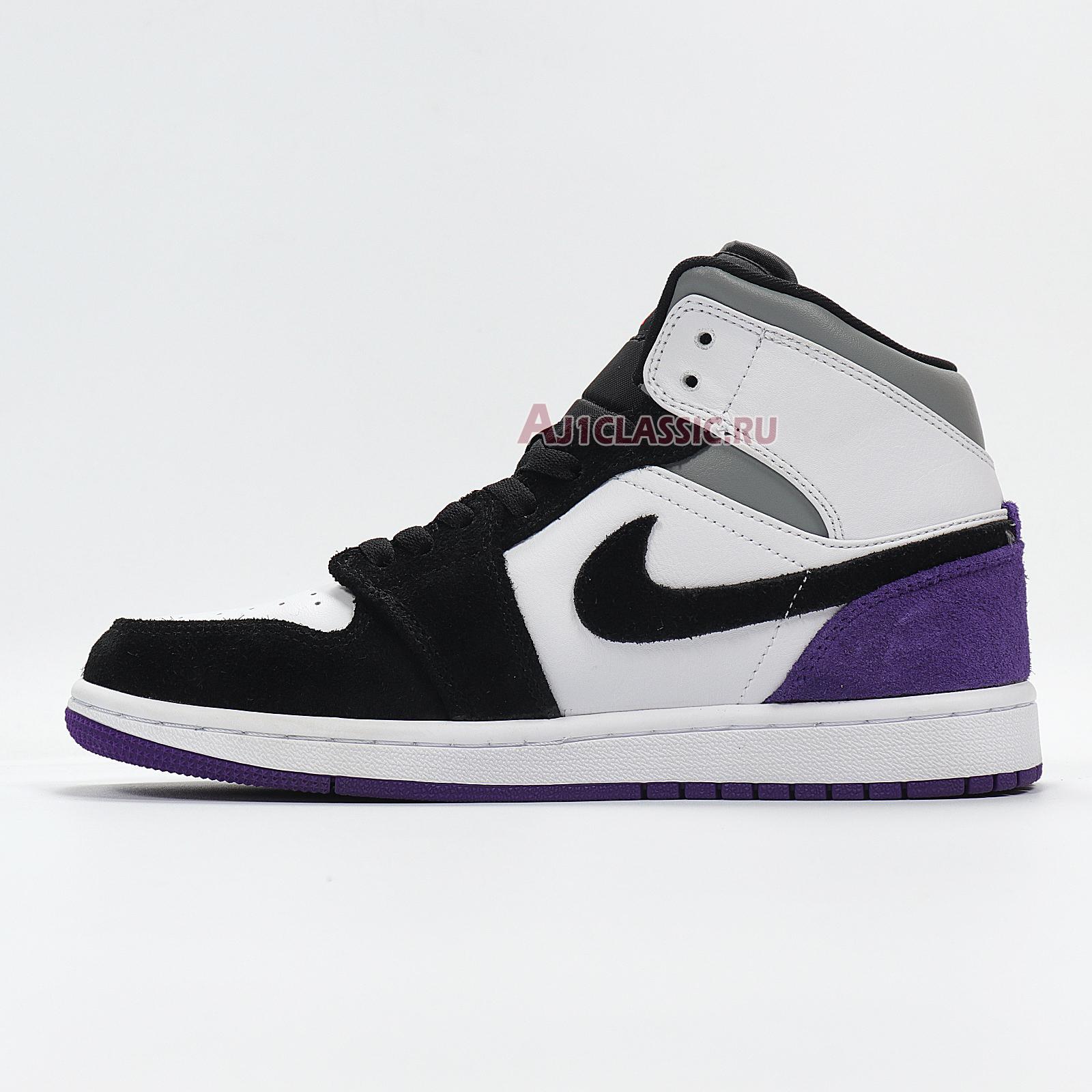 New Air Jordan 1 Mid "Surfaces With Purple" 852542-105 Shoes