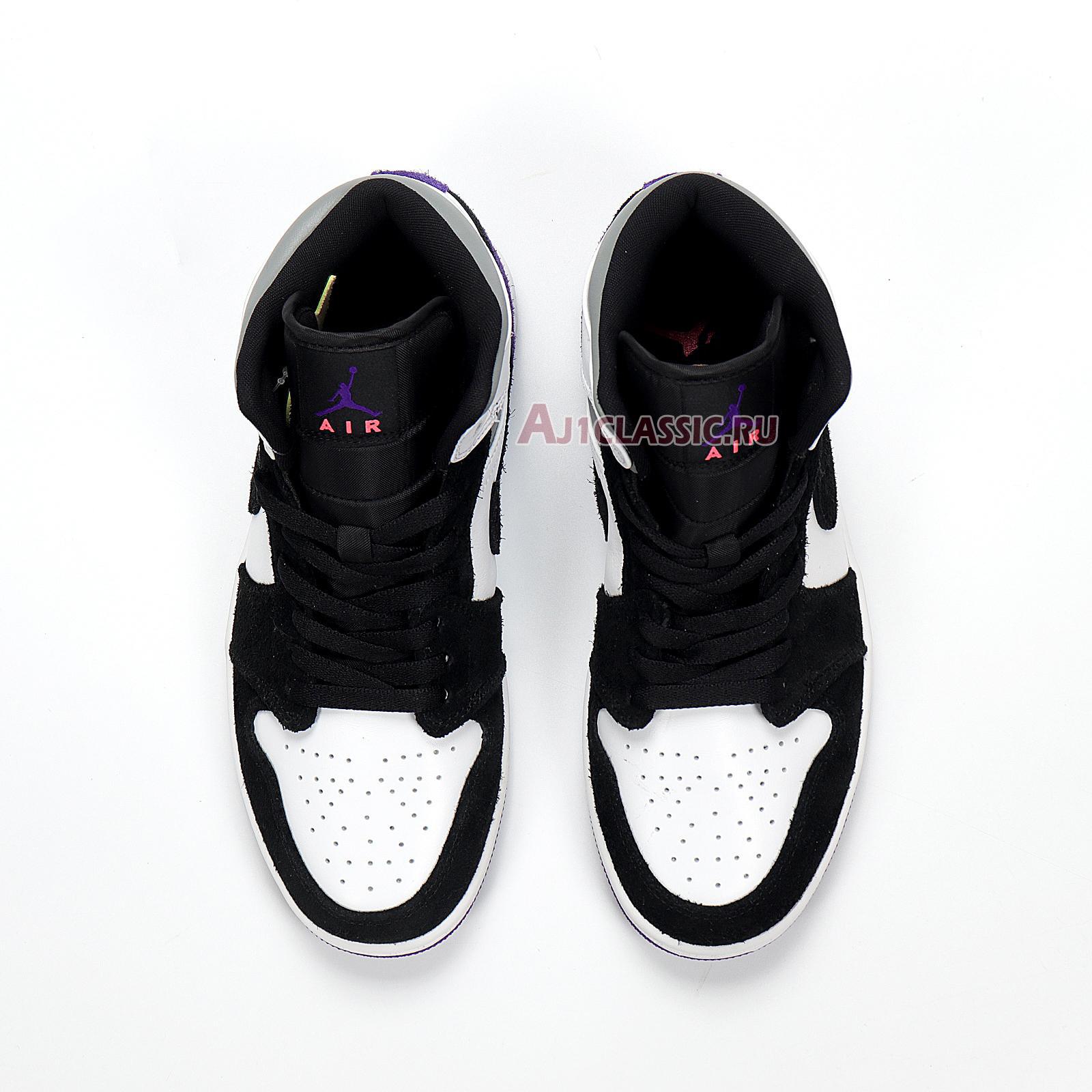 New Air Jordan 1 Mid "Surfaces With Purple" 852542-105 Shoes