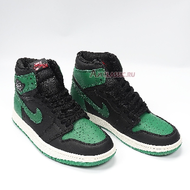 Air Jordan 1 Retro High OG Pine Green 2.0 555088-030 Black/White-Gym Red-Pine Green Sneakers