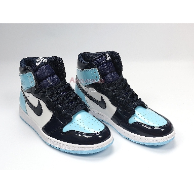 Air Jordan 1 Retro High OG Blue Chill CD0461-401 Obsidian/Blue Chill-White Sneakers